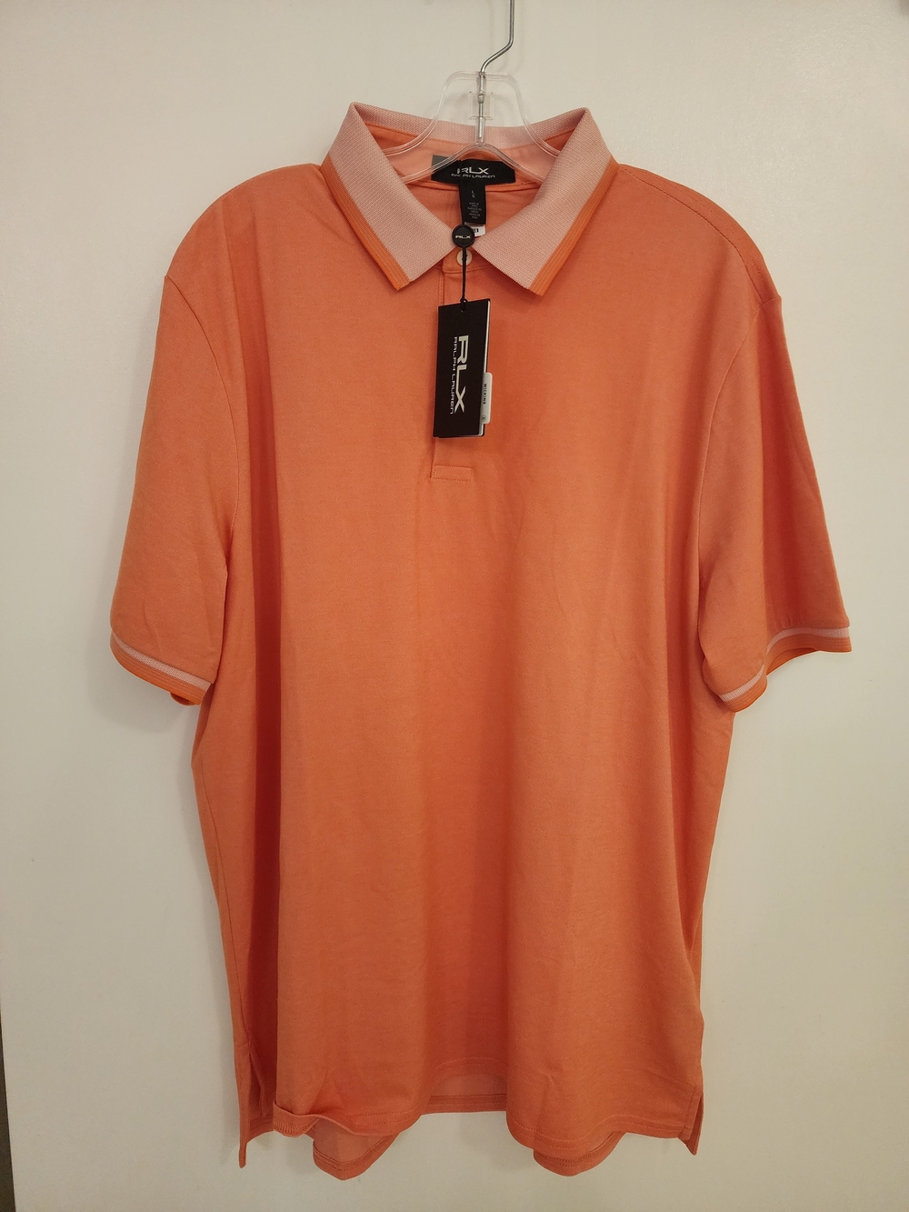 RLX Ralph Lauren Men's Coral Short-Sleeve Polo